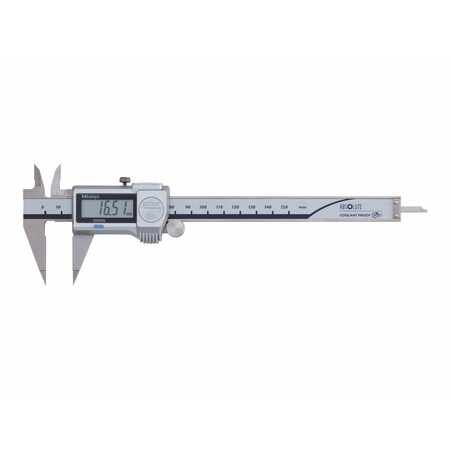 Mitutoyo CALIPER, DIGIMATIC, 6 IN, COOLANT PROOF, SPECIAL-POINT 573-725-20